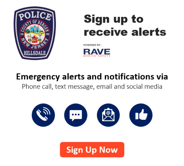 Sign up to receive alerts (Rave Alerts)